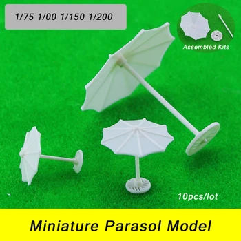 10шт 1: 200-1: 75 Мини-модель Paraol, пляжный зонт из АБС-пластика, модель Diy, архитектура, макет здания для диорамы